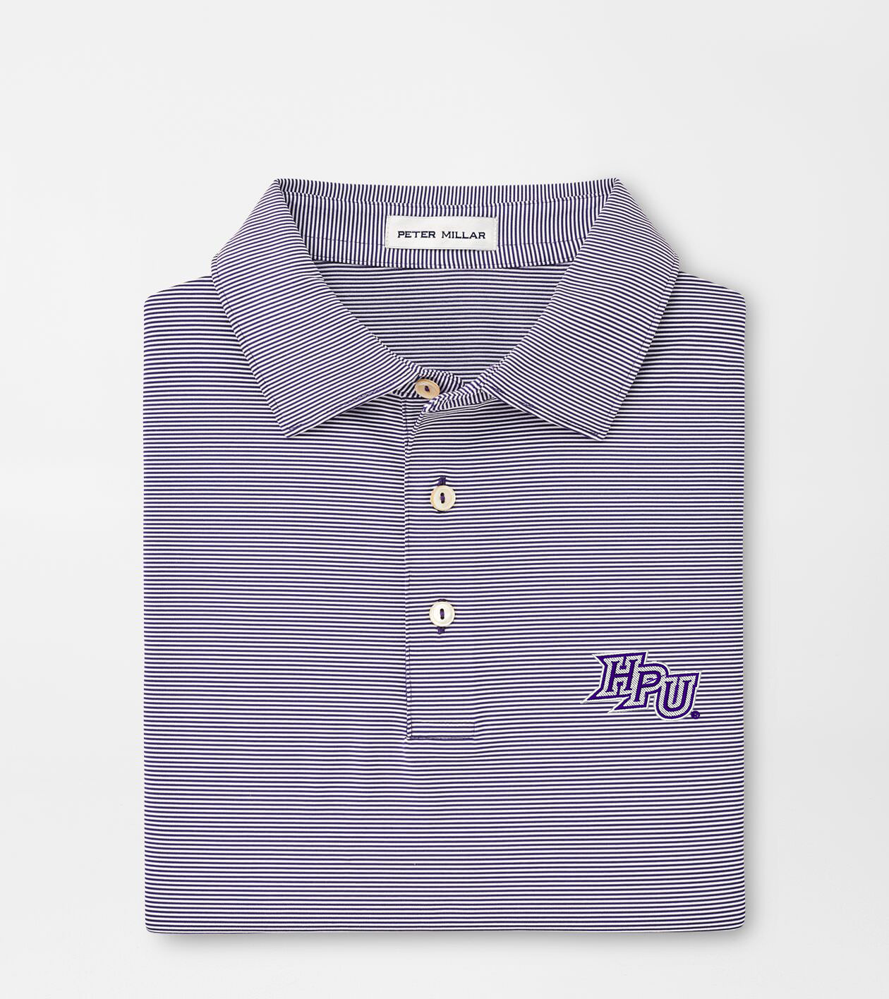 High Point University Jubilee Stripe Performance Polo