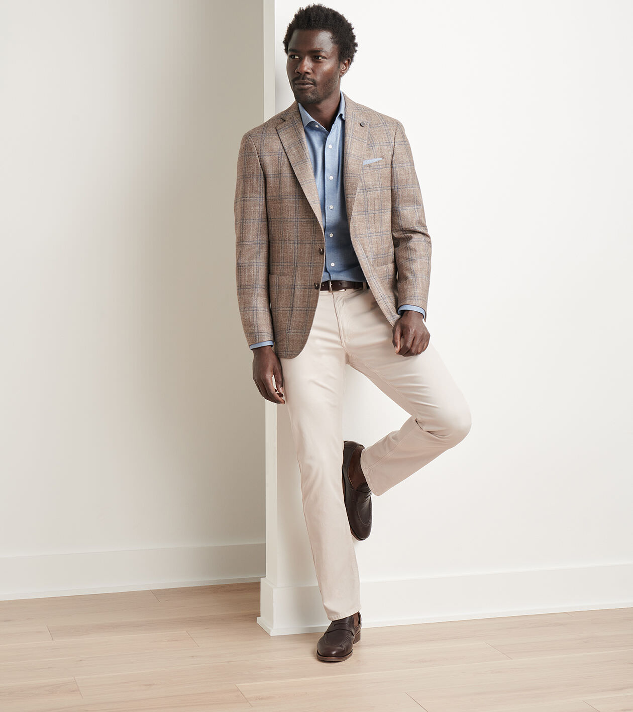 Leroy Windowpane Soft Jacket | Men's Sport Coats | Peter Millar