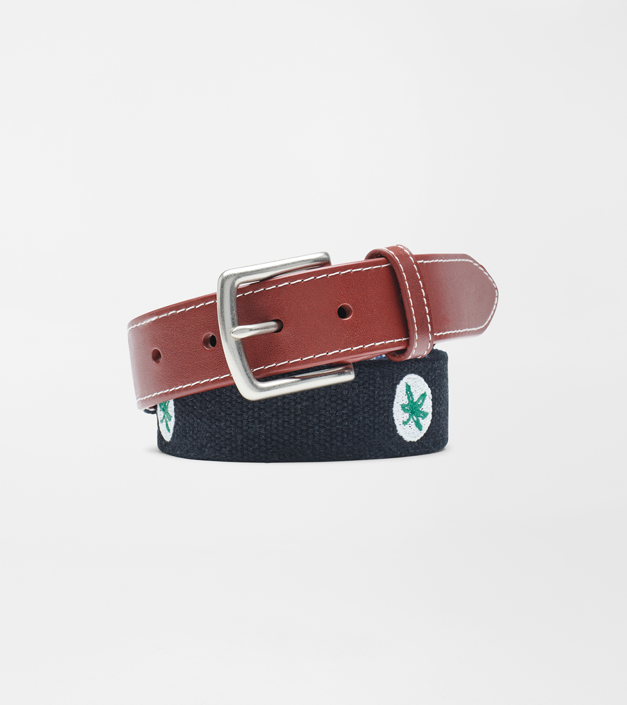 Peter Millar Men's Ohio State University Belt | Color: Black | Size: 36 Peter Millar Men's Ohio State University Belt | Color: Black | Size: 36