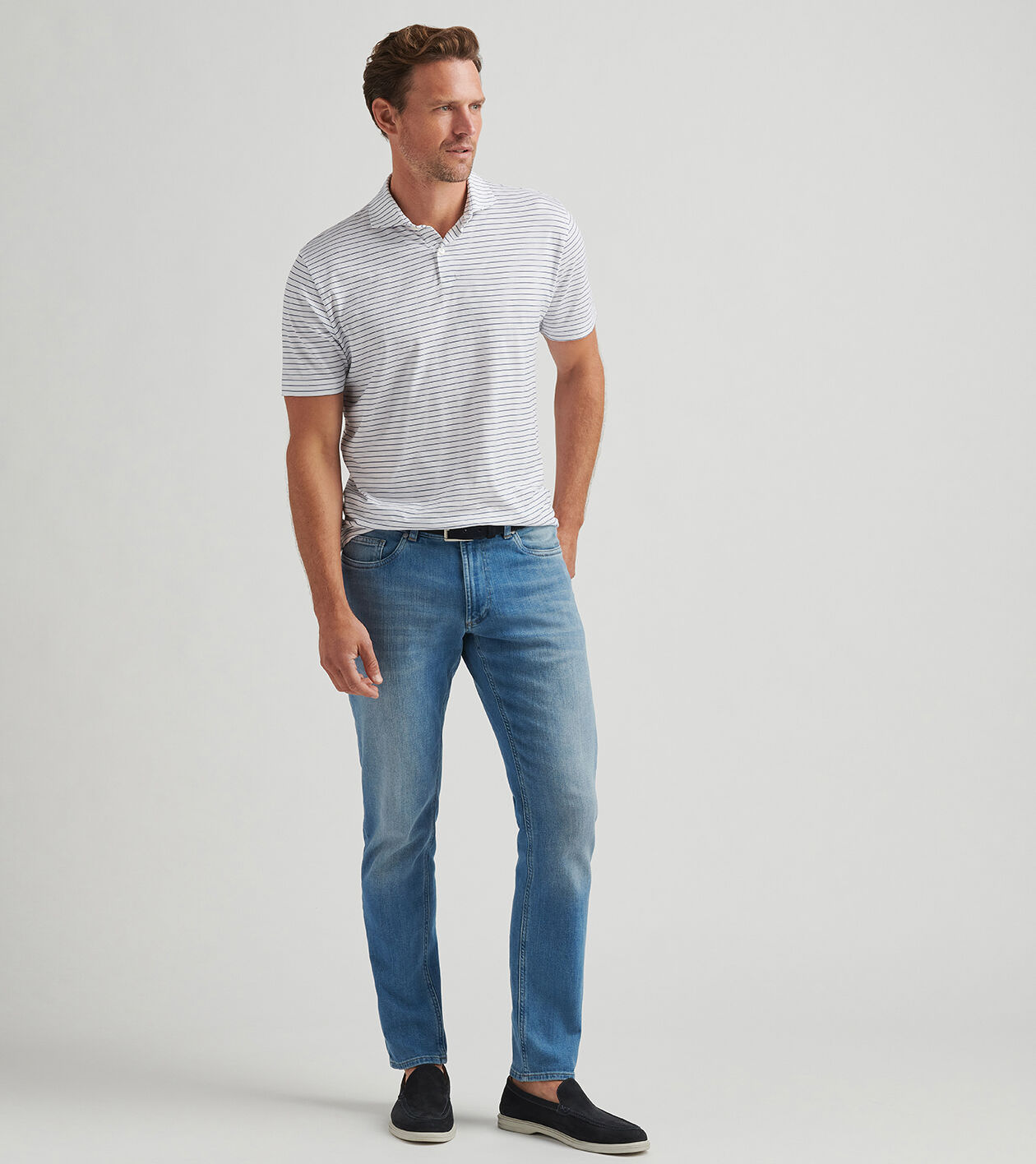 Vintage Washed Five-Pocket Denim | Men's Pants | Peter Millar