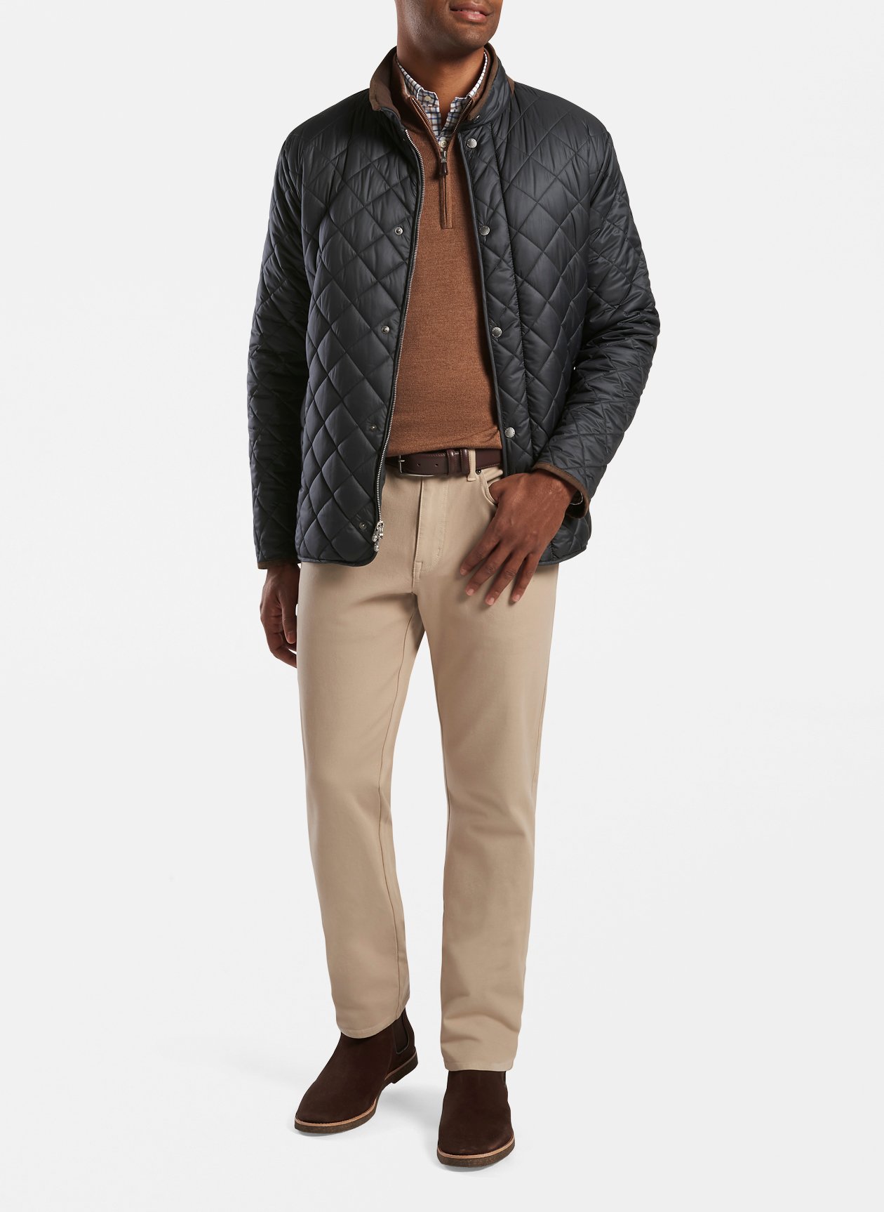 Suffolk Quilted Travel Coat Peter Millar