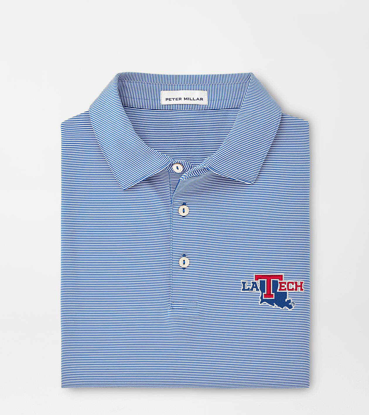 Louisiana Tech Jubilee Stripe Performance Polo