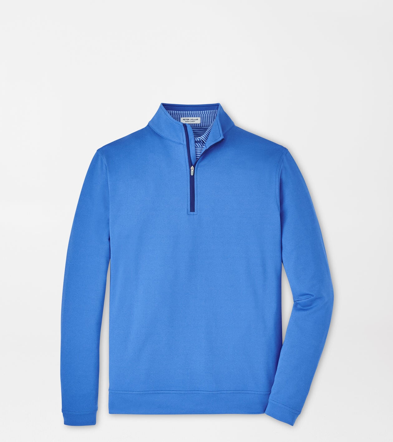 Peter Millar Men's Perth Mélange Performance Quarter-Zip Pullover Sweater - Purple Iris