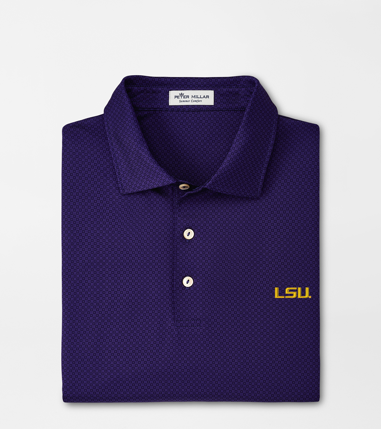 LSU Dolly Performance Jersey Polo Men s Collegiate Apparel