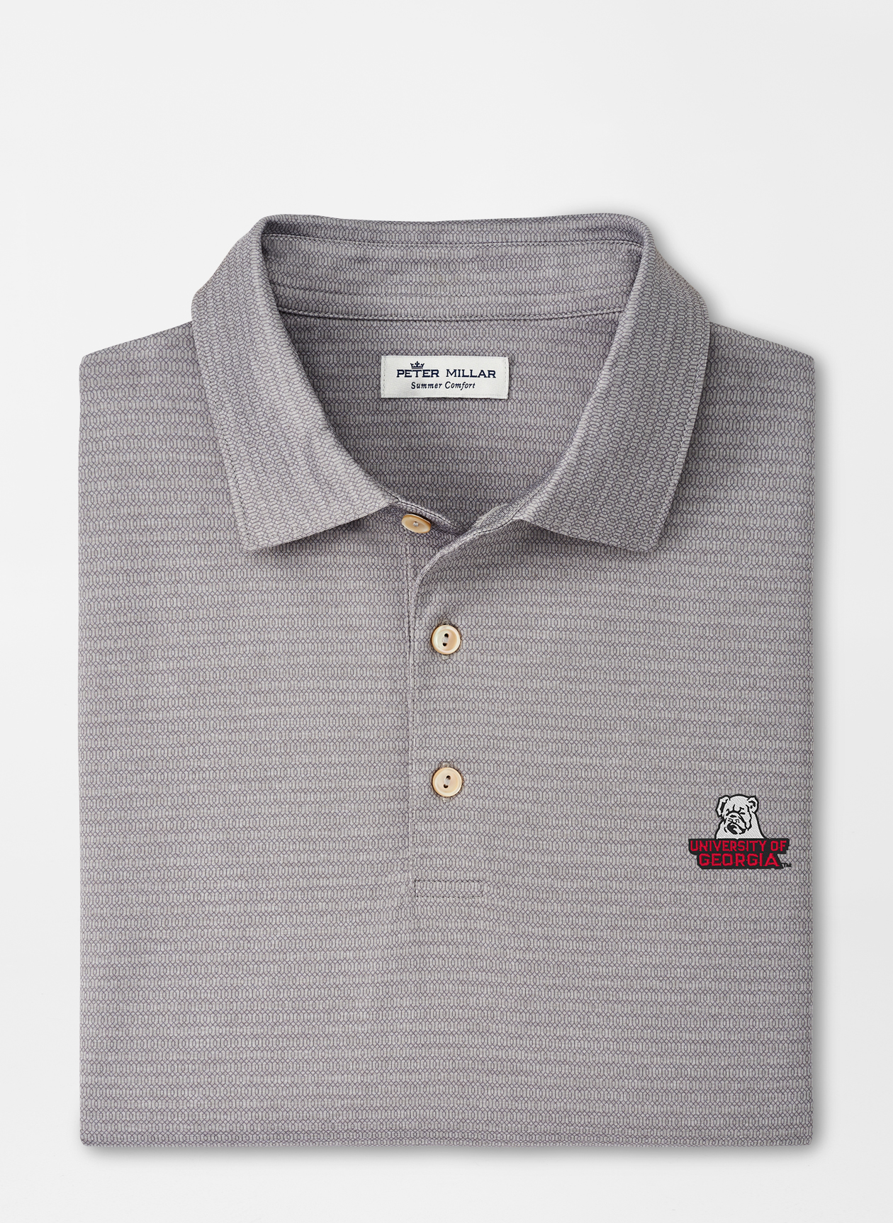 Georgia Vault Groove Performance Jersey Polo | Peter Millar