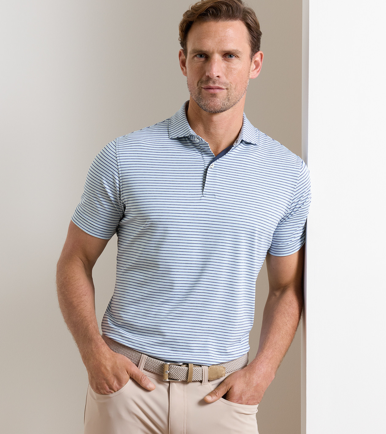 Alda Performance Jersey Polo | Men's Polos | Peter Millar