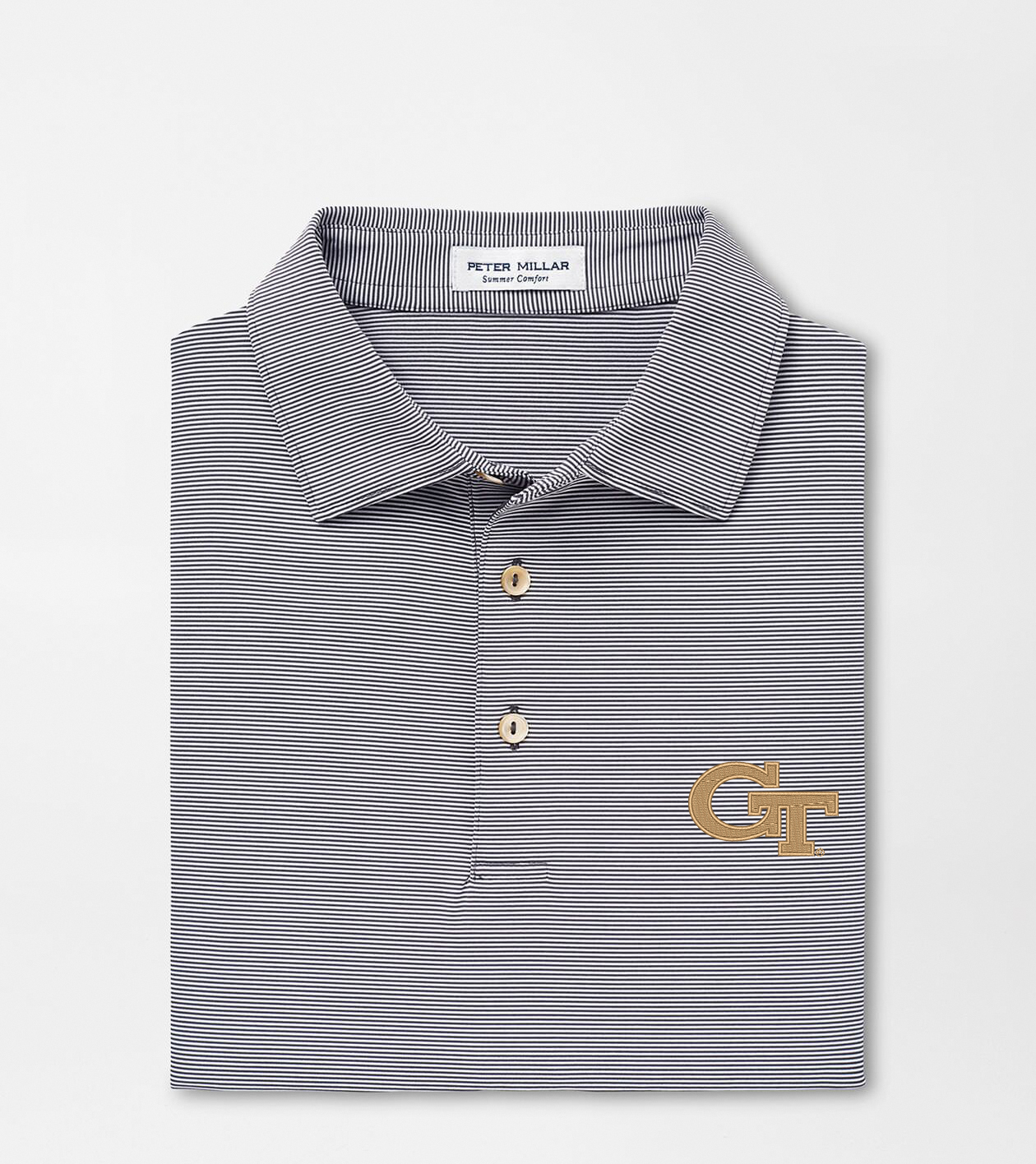 Georgia Tech Jubilee Stripe Performance Polo