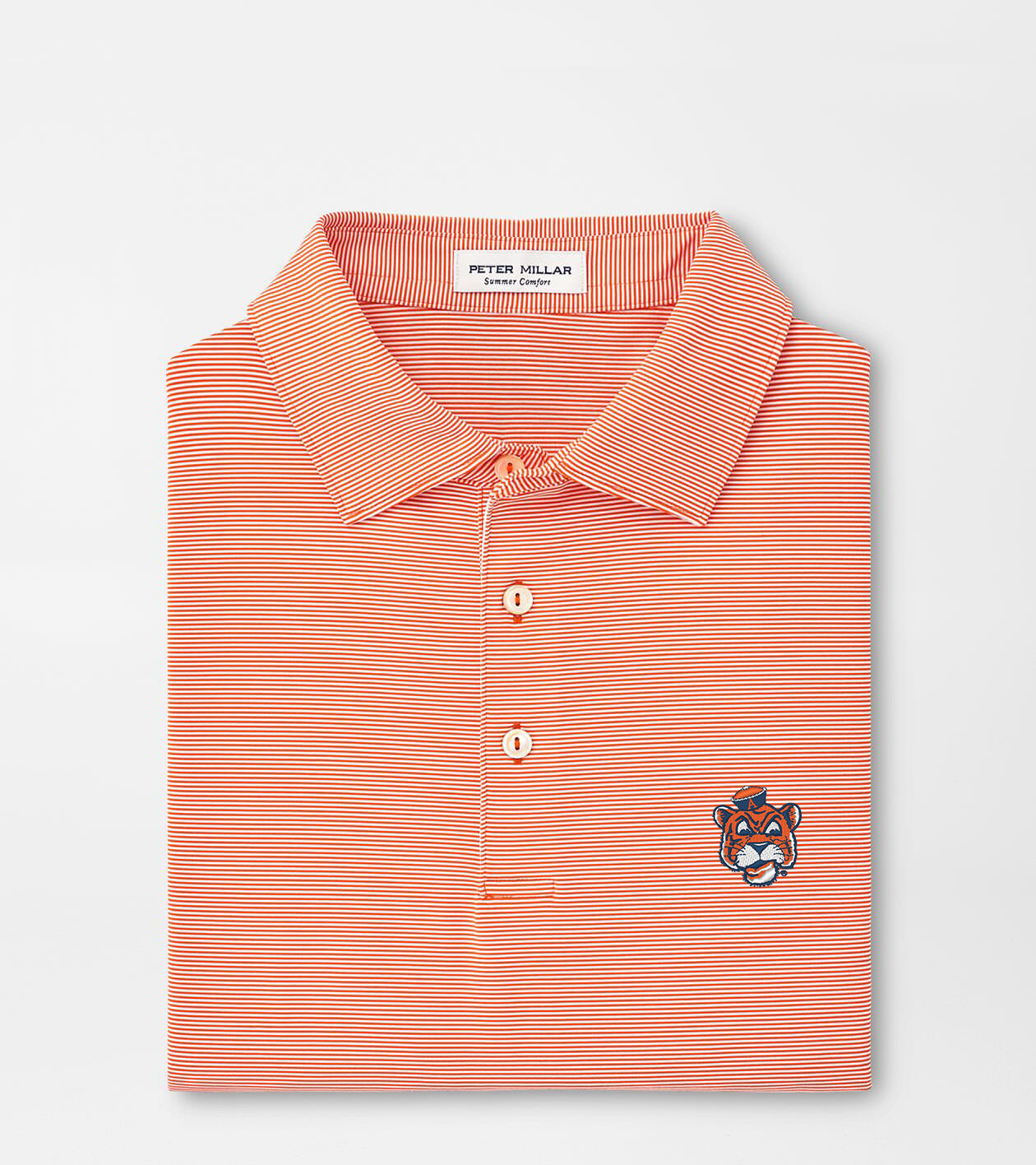 Auburn Vault Jubilee Stripe Performance Polo