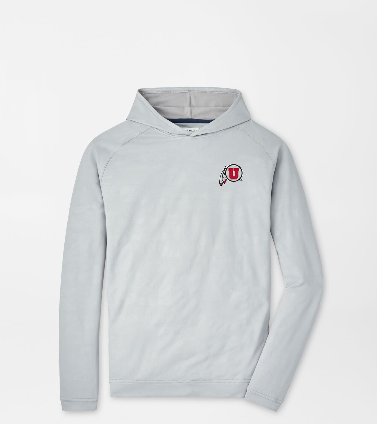 Utah Pine Logo Camo Performance Hoodie