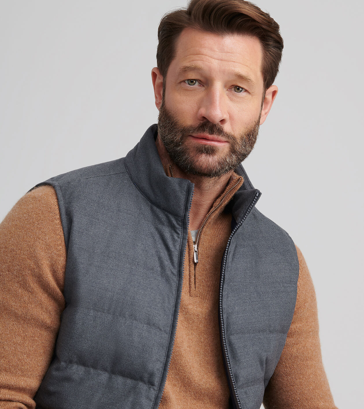 Davos Flannel Vest | Men's Vests | Peter Millar