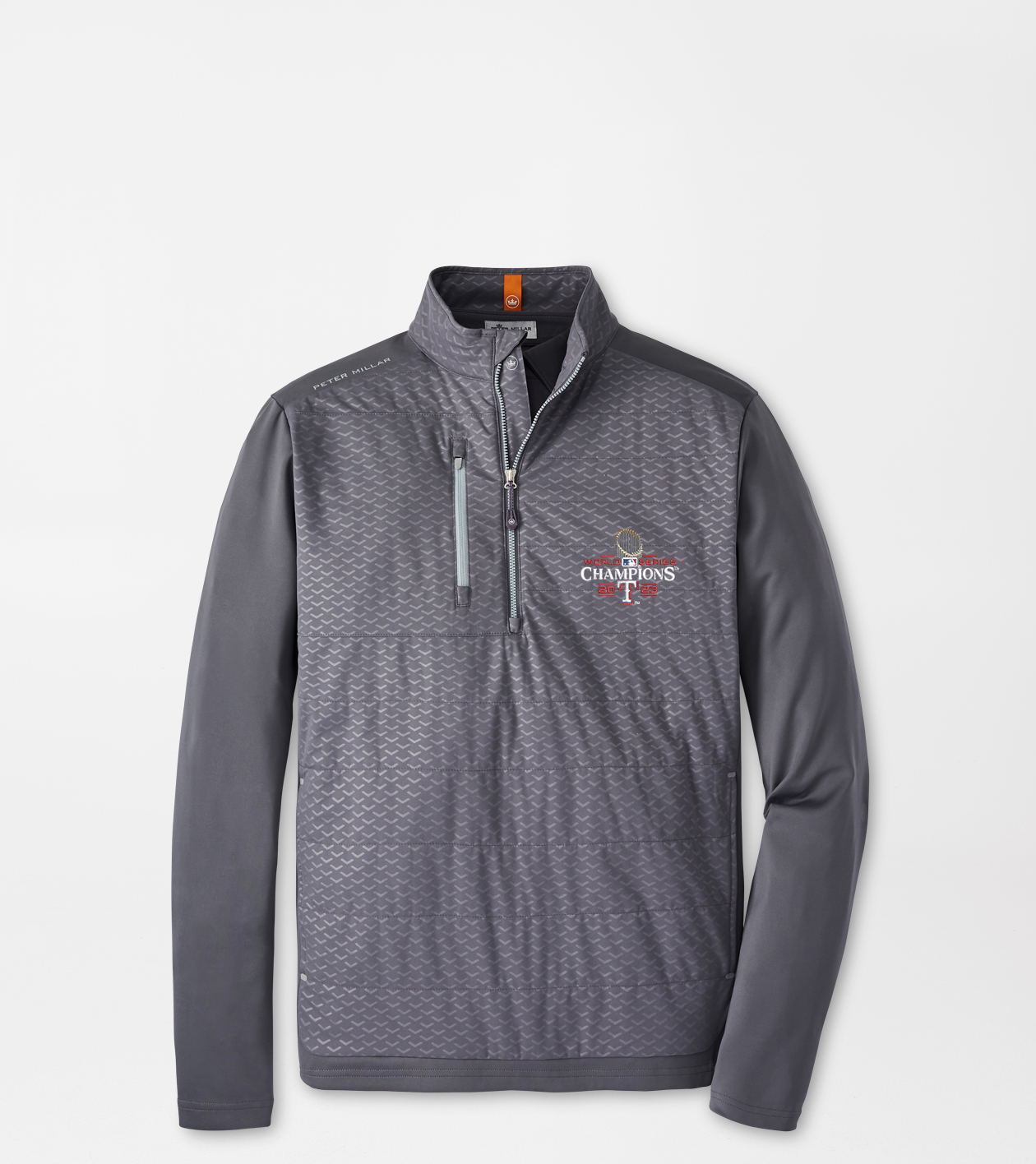 Texas Rangers World Series Weld Elite Arrow Emboss Hybrid Half-Zip