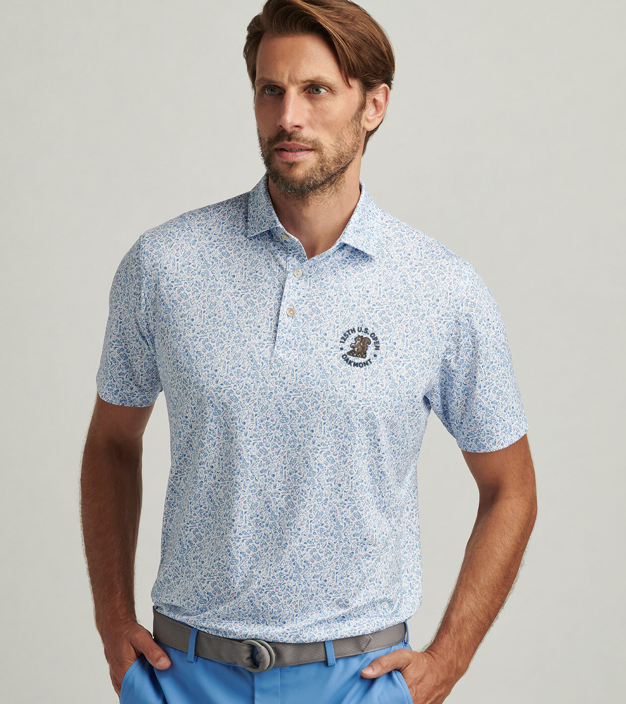 SSK　NYC polo 125th U.S. Open Bar For The Course Performance Jersey Polo