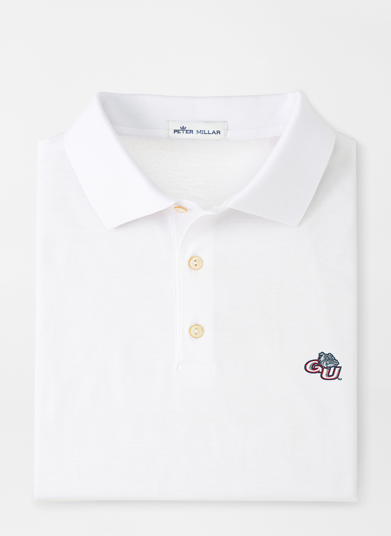 Gonzaga Solid Cotton Polo Peter Millar