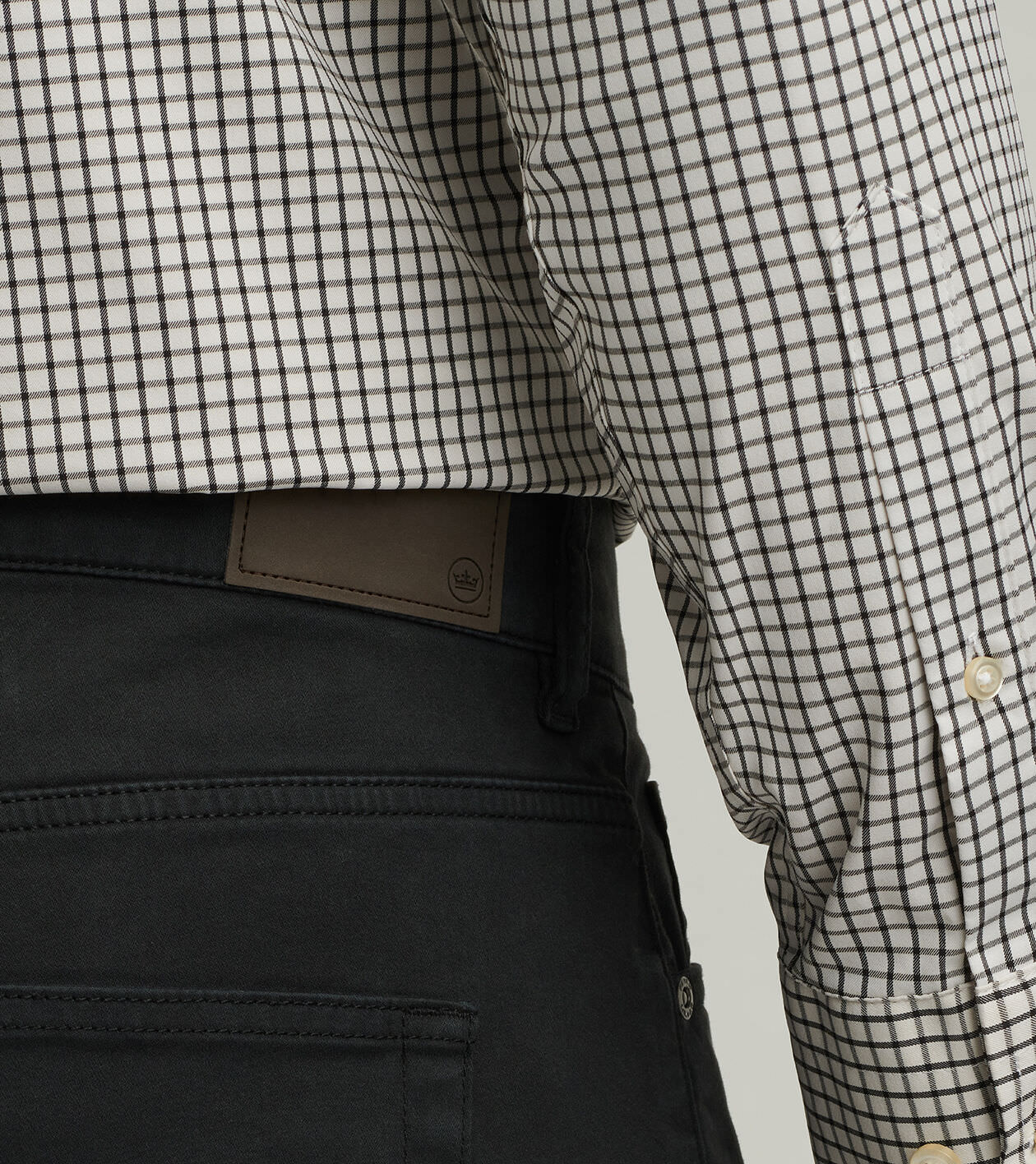 Signature Sateen Five-Pocket Pant