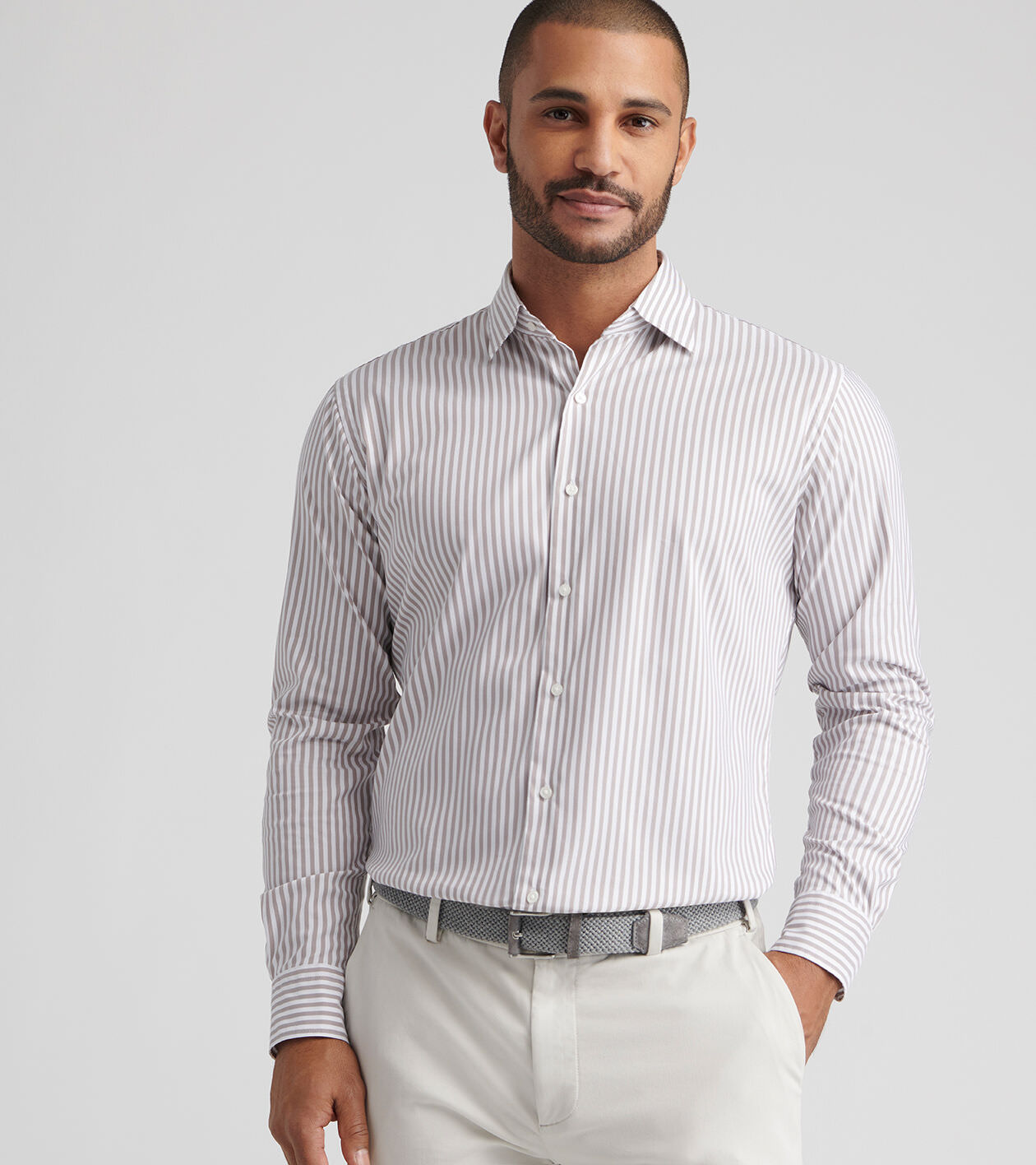 Cannon Crown Lite Cotton-Stretch Sport Shirt | Men's Sport Shirts