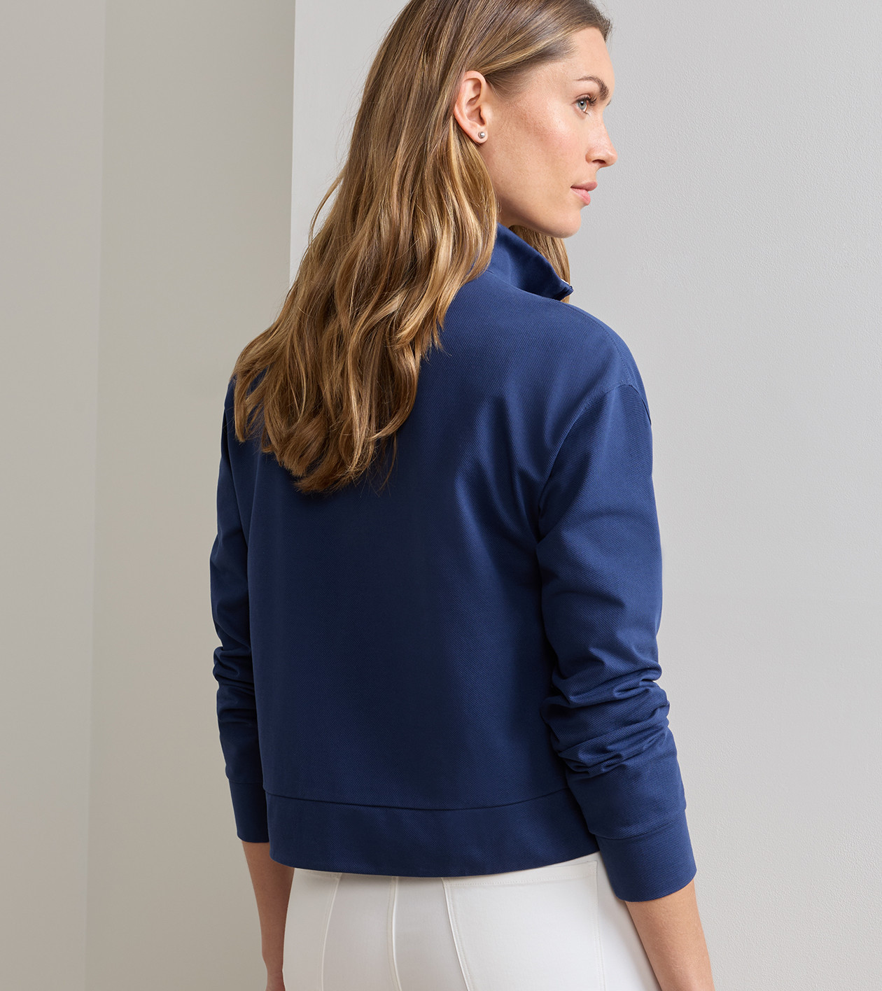 Coolspun Lite Cotton Quarter-Zip Pullover | Women's Tops | Peter
