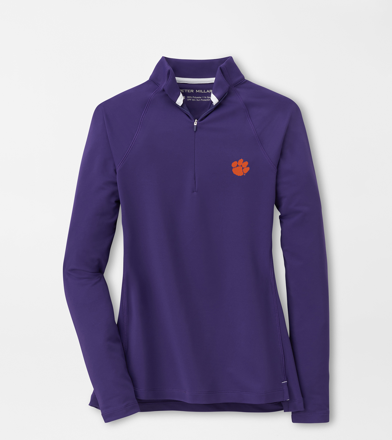 Peter Millar Clemson Raglan Sleeve Perth Layer | The Summit