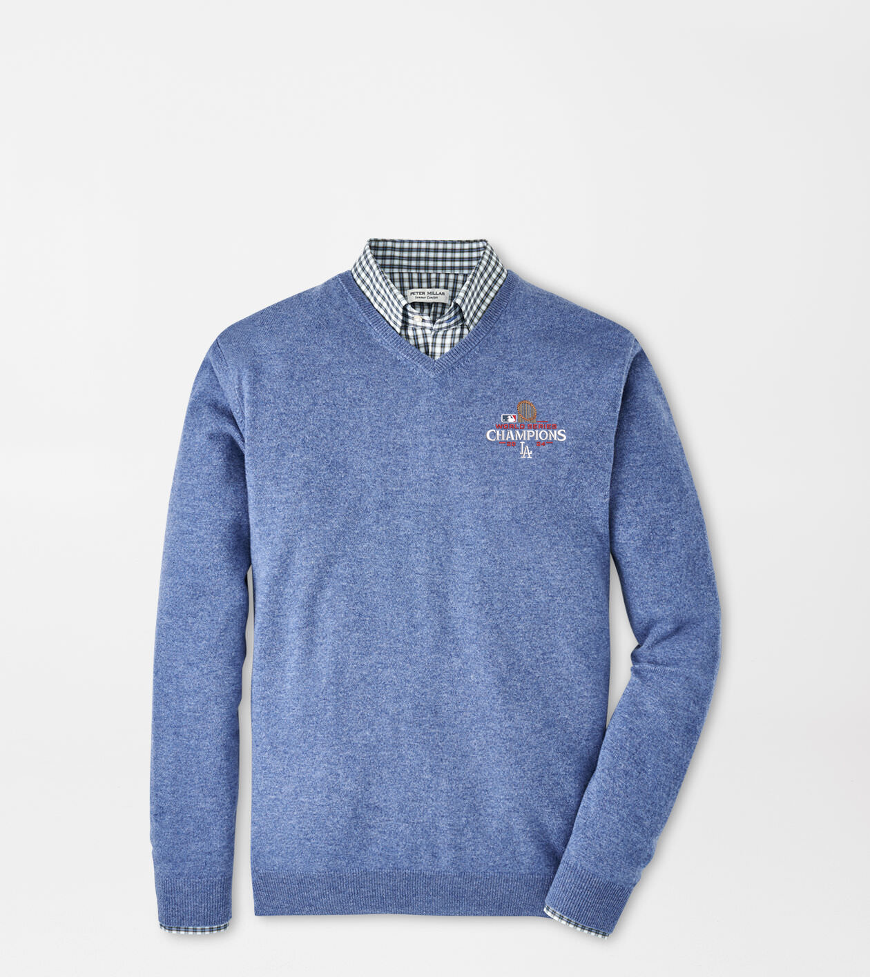 Los Angeles Dodgers World Series Crown Heritage Cashmere
