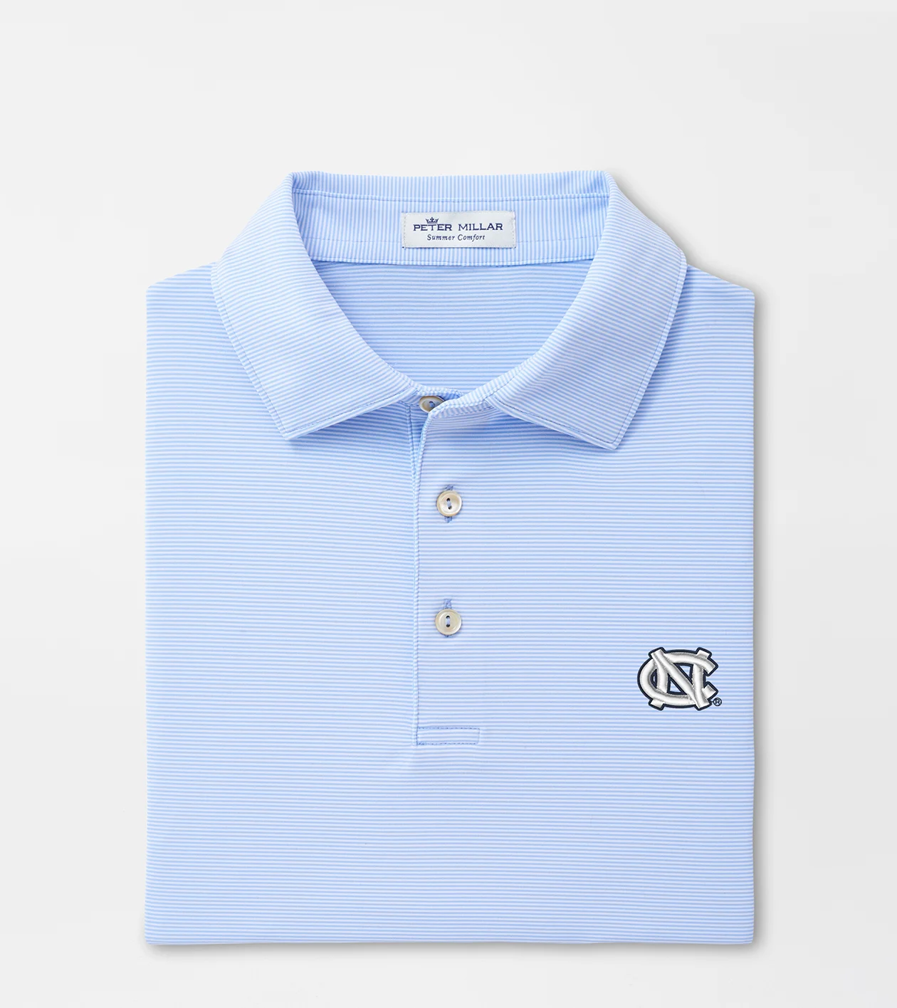 UNC Jubilee Stripe Performance Polo