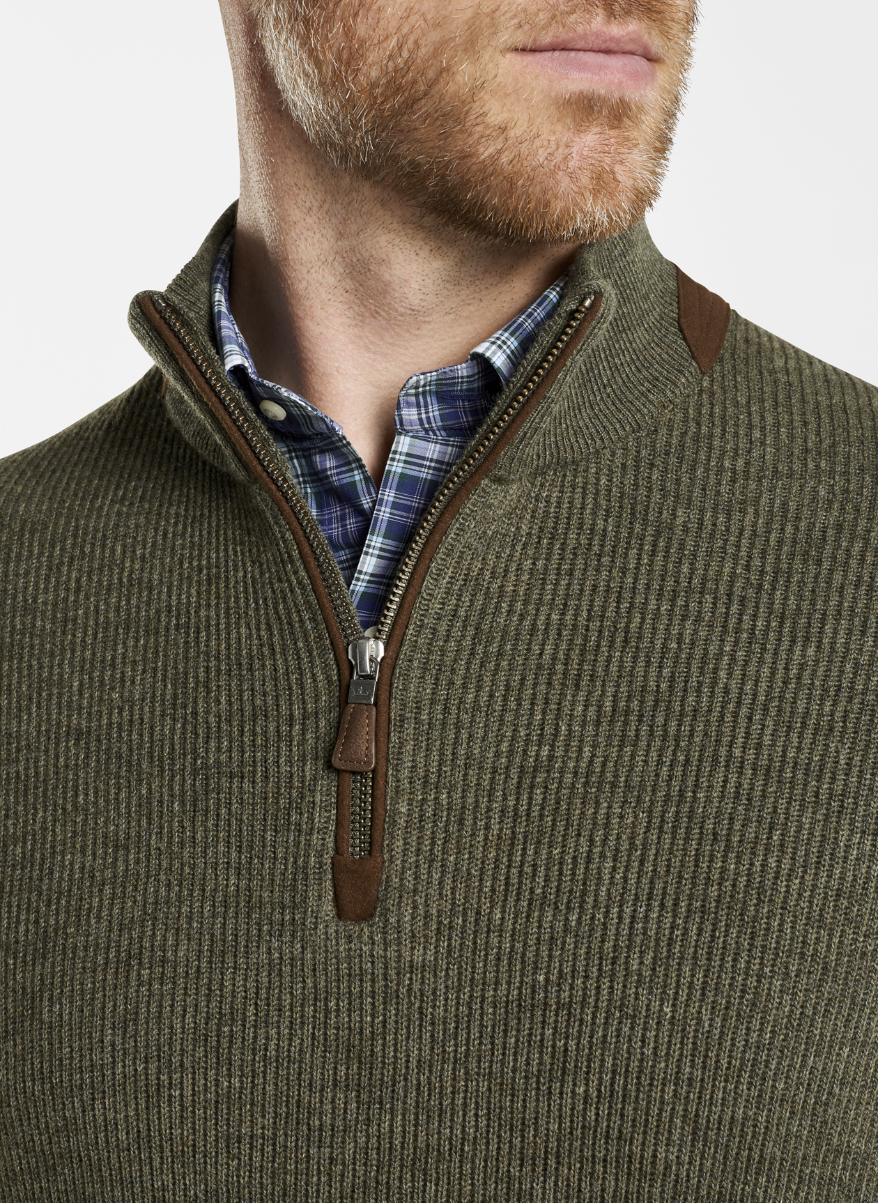 トップス cornier wool Mosser Half zip pullover MF20S69_LOD_ALT_Z.jpg