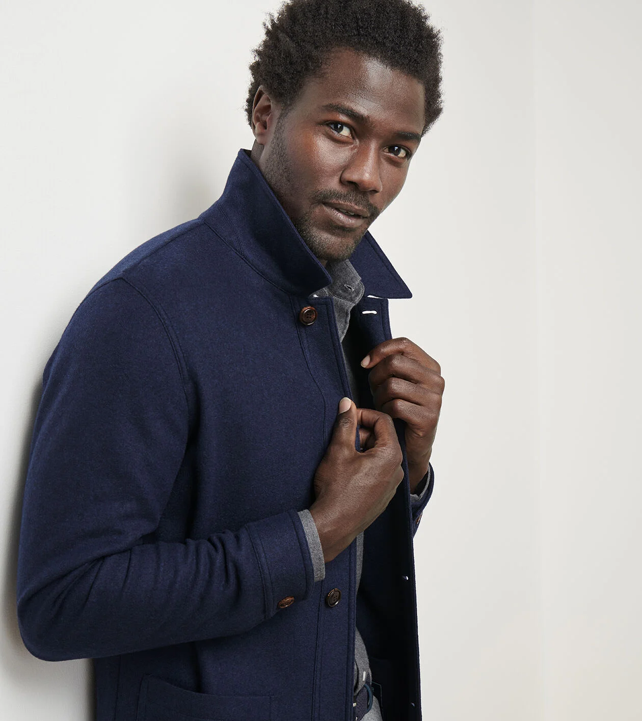 Artisan Crafted Cashmere Chore Coat | Men's Jackets & Coats