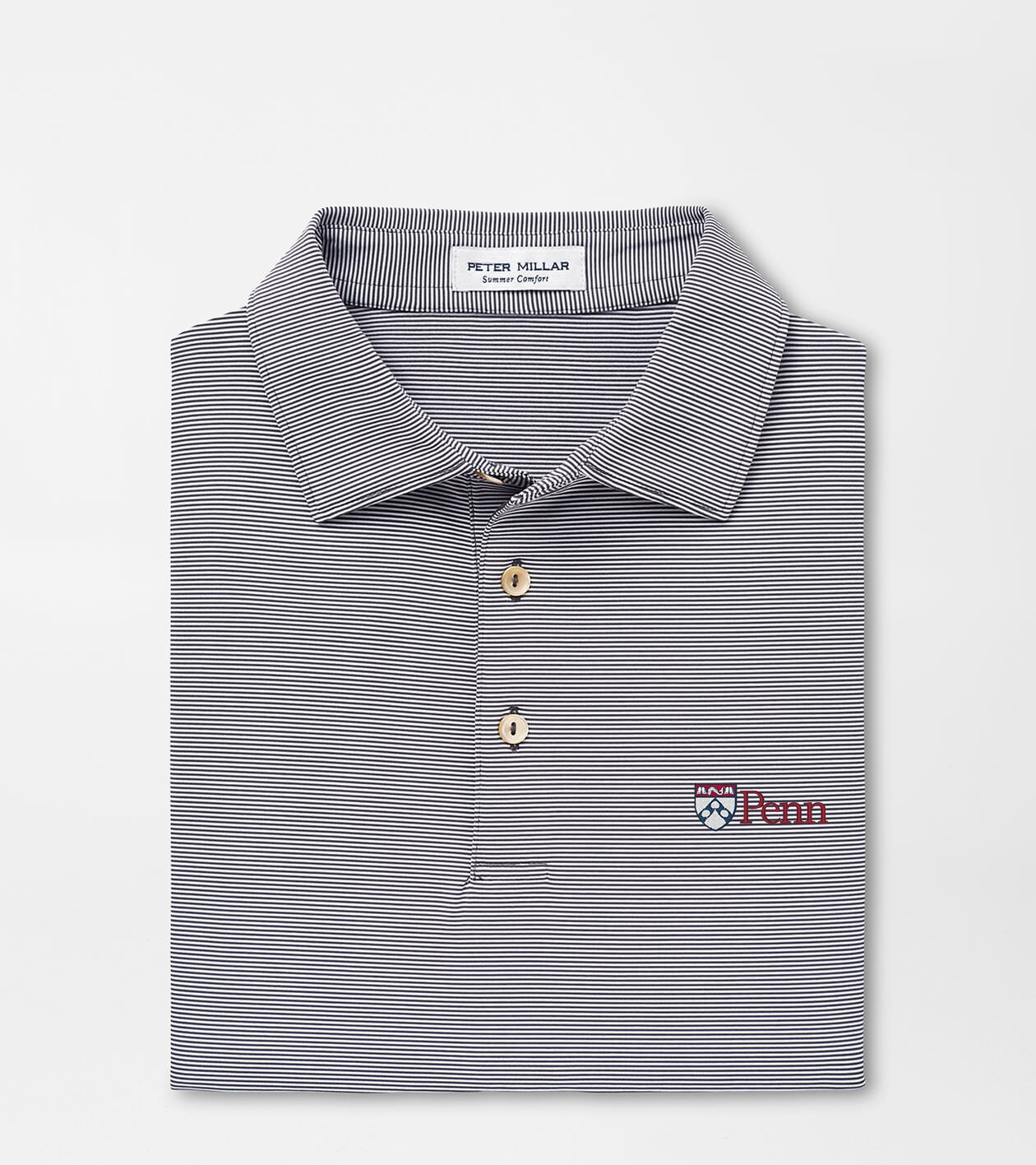 UPenn Jubilee Stripe Performance Polo