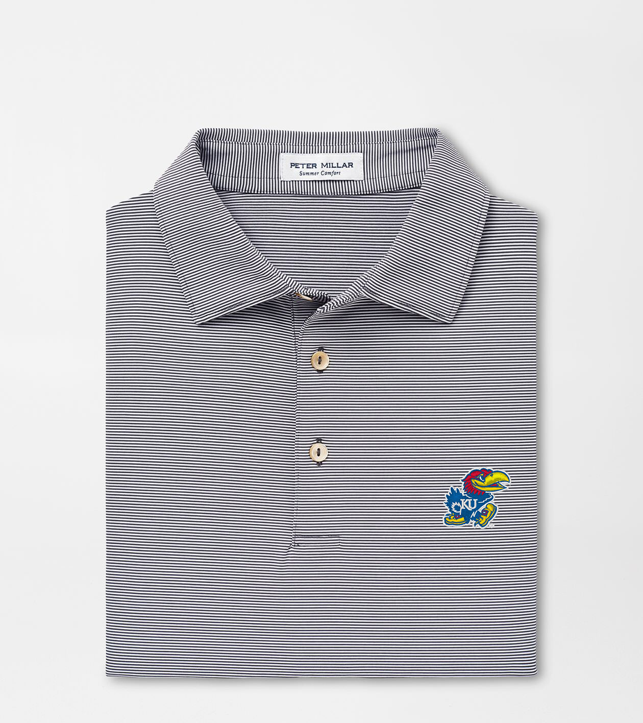 Kansas Jubilee Stripe Performance Polo