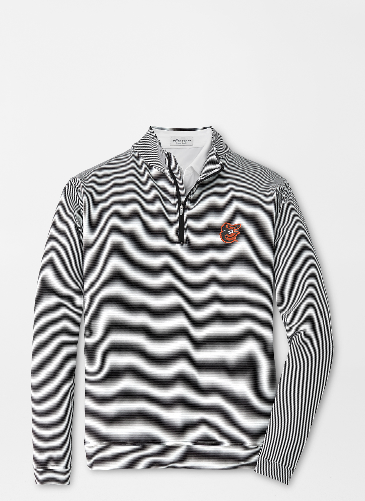Perth Sugar Stripe Performance Quarter-Zip | Men's MLB