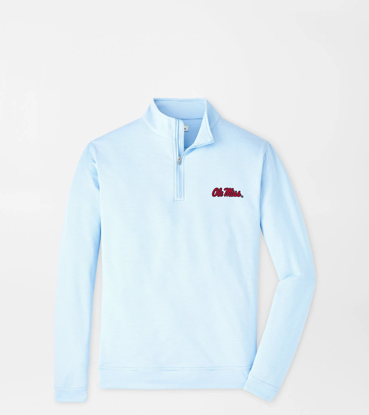 Ole Miss Perth Mini-Stripe Performance Pullover