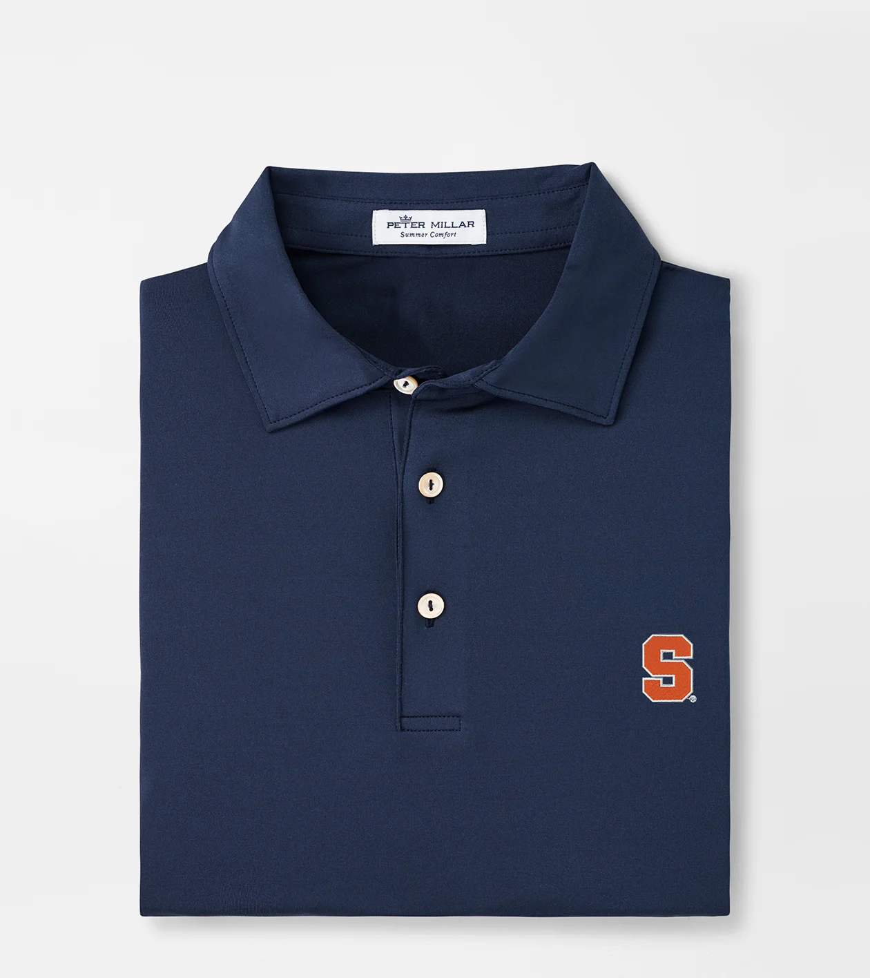 Syracuse Solid Performance Jersey Polo (Sean Self Collar)