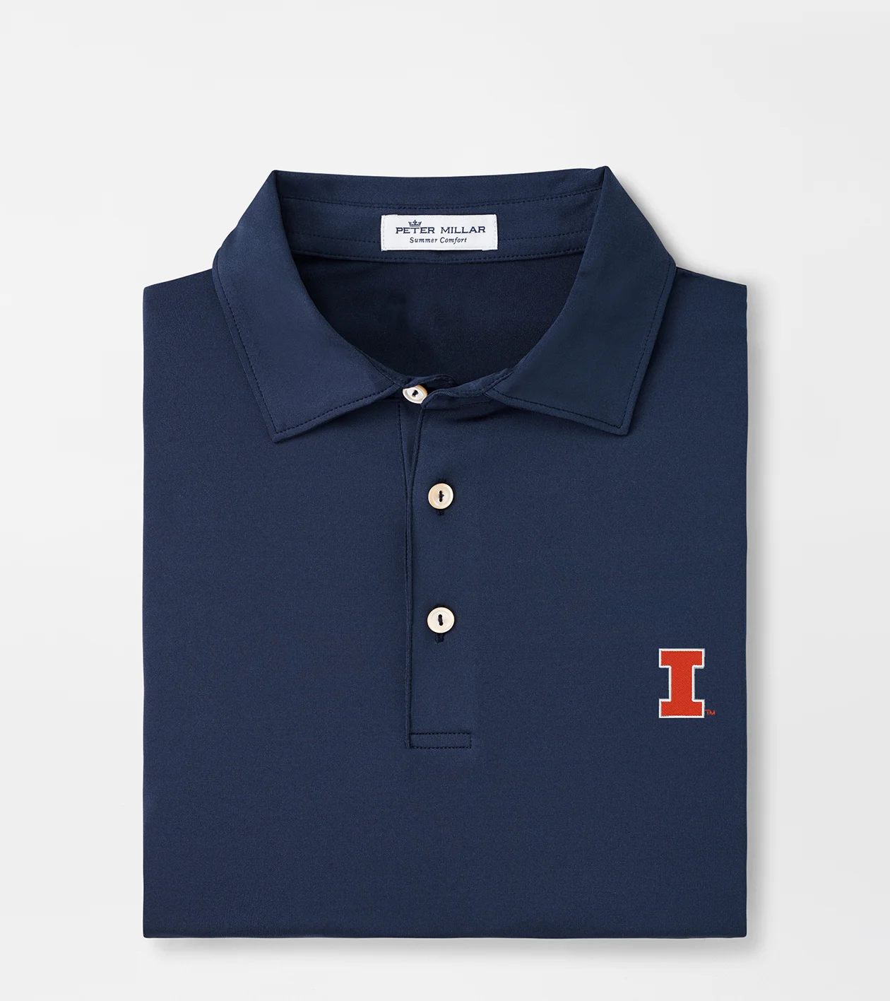 Illinois Solid Performance Jersey Polo (Sean Self Collar)