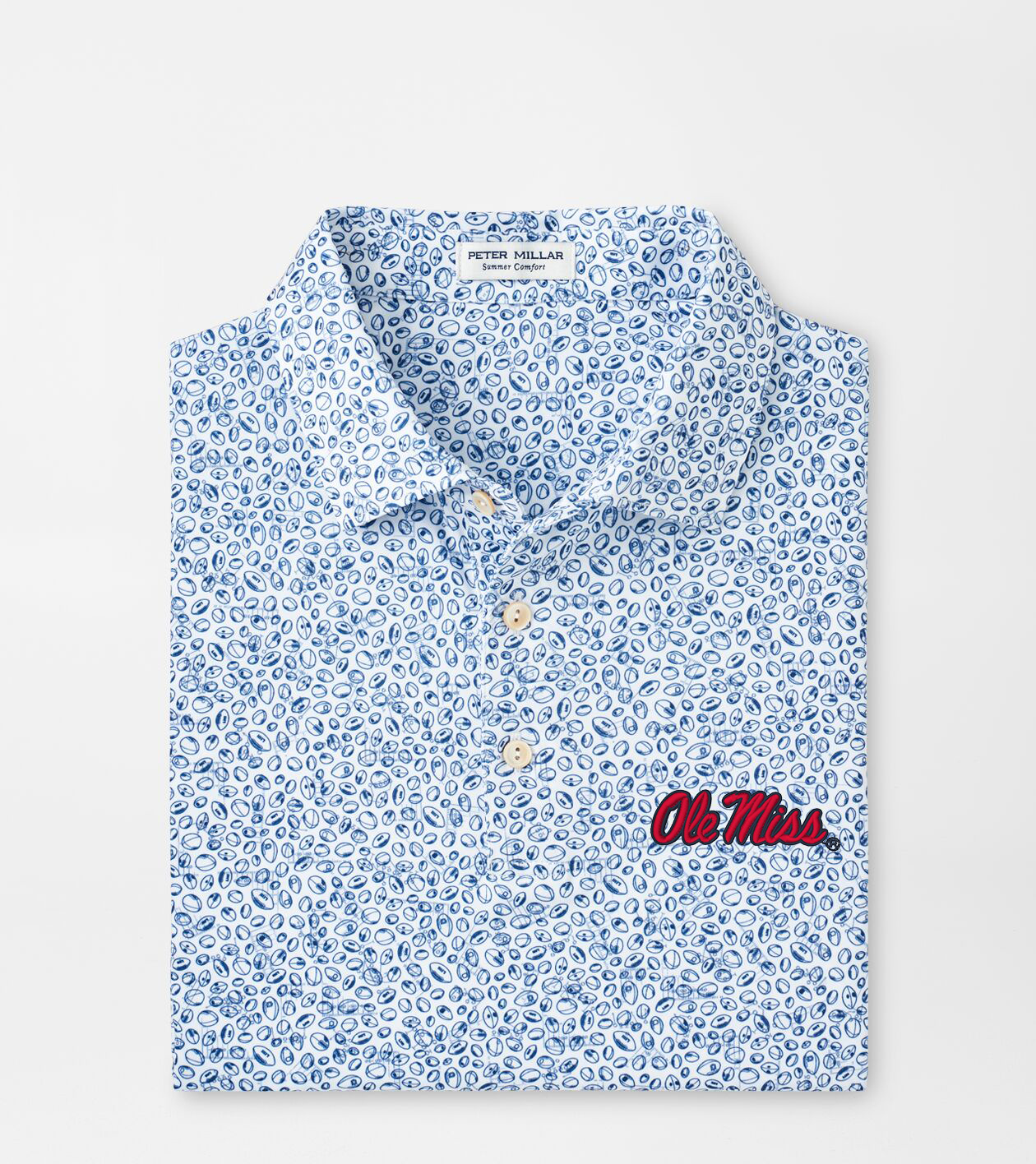 Ole Miss Blitz Performance Polo Men's Collegiate Apparel Peter