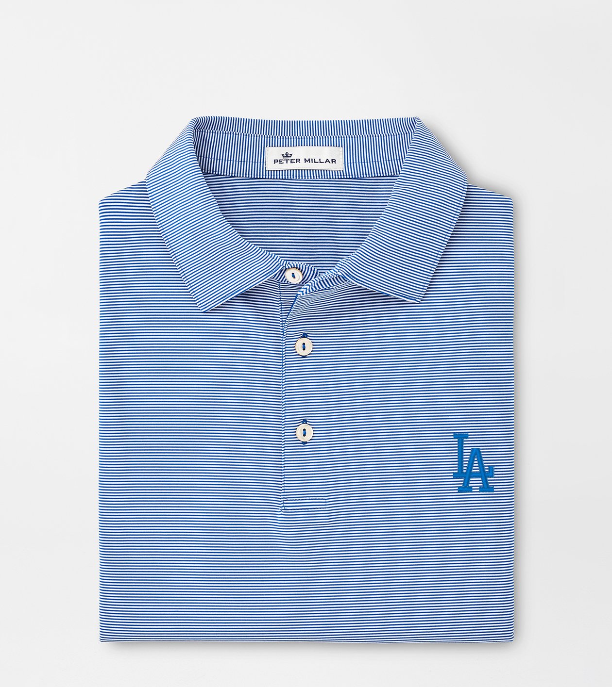 Los Angeles Dodgers Jubilee Stripe Performance Polo
