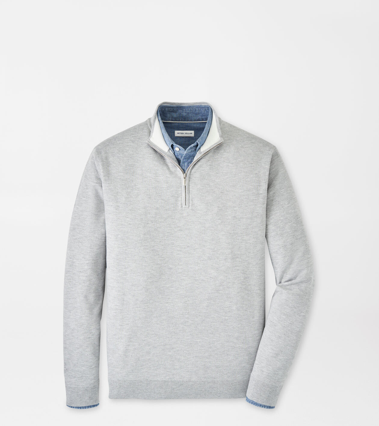 完璧すぎて可愛げがない Quarter-Zip Cotton Coolspun Sweater Peter | Sweaters Men's | 絵本・児童書
