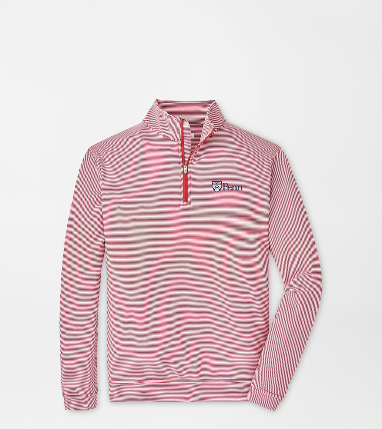 UPenn Perth MiniStripe Performance Pullover Men's Collegiate Apparel