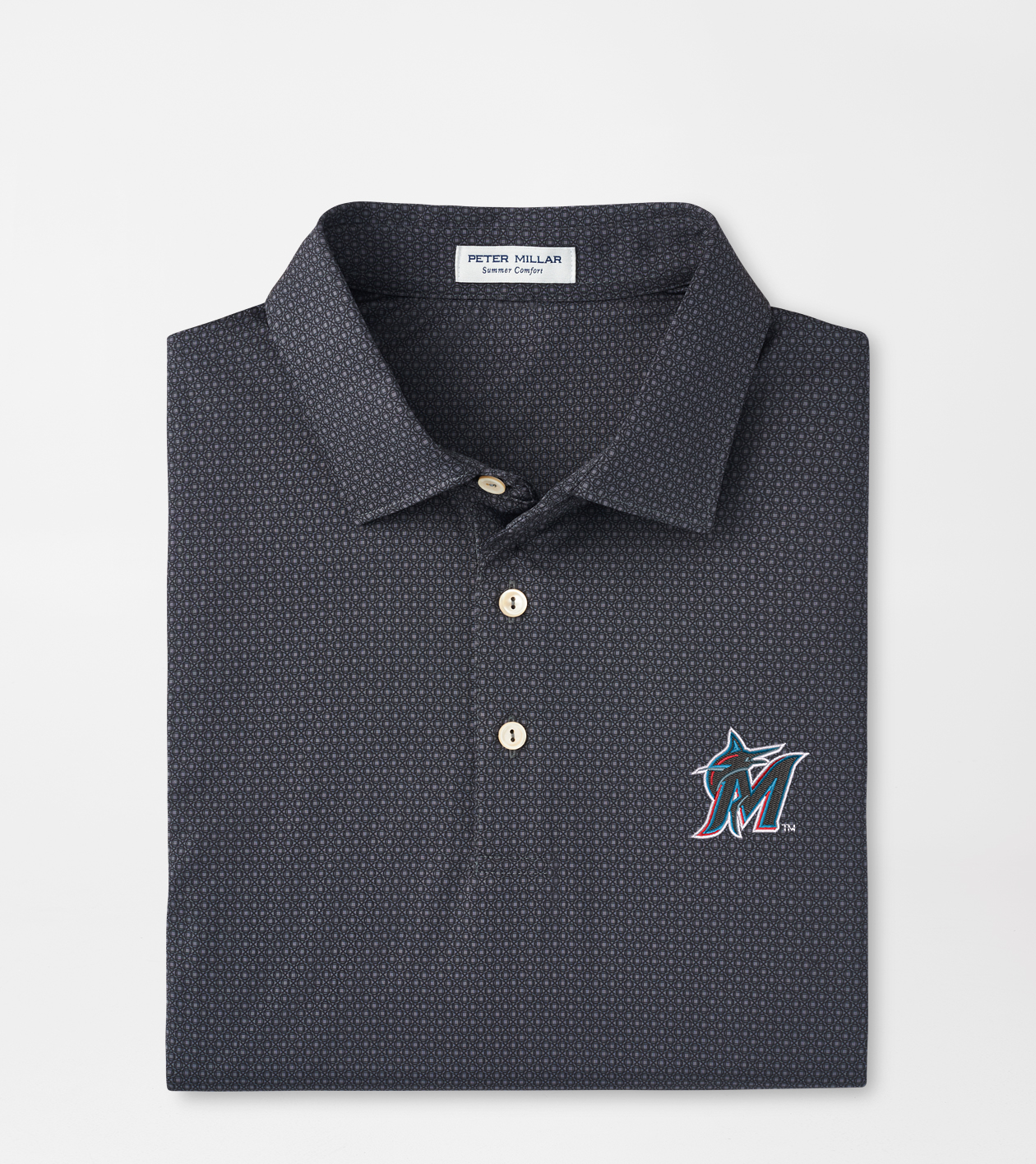 Miami Marlins Tesseract Performance Jersey Polo