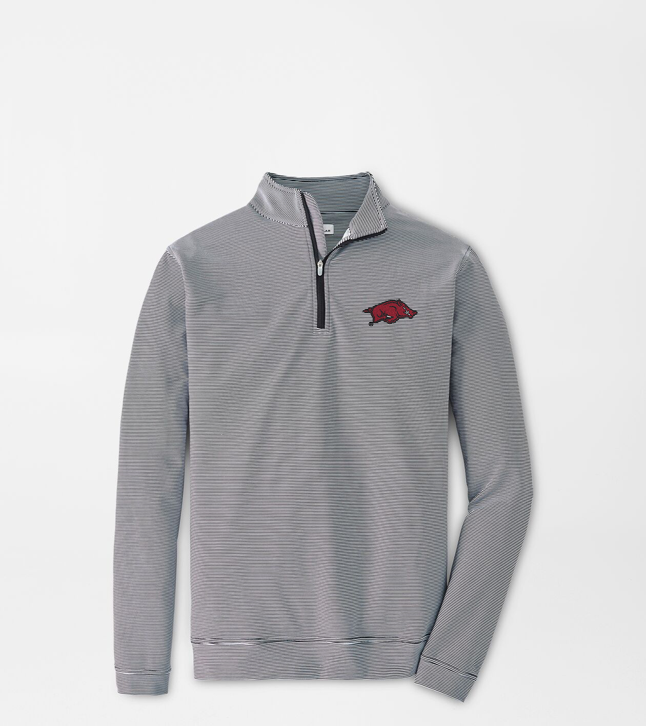 Arkansas Perth Mini-Stripe Performance Pullover