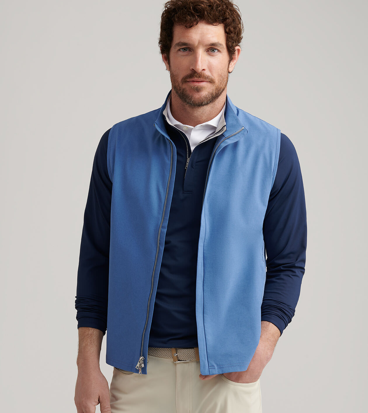 Solstice Performance Hybrid Full-Zip Vest | Men's Vests