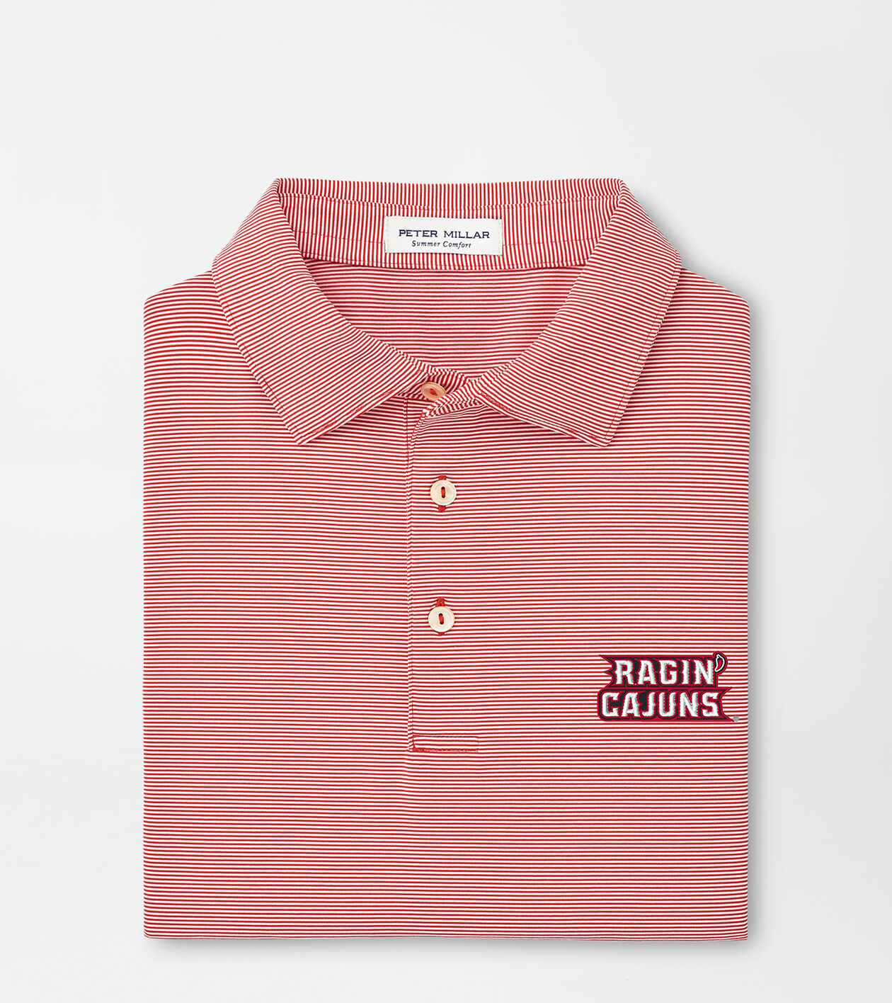Louisiana at Lafayette Jubilee Stripe Performance Polo