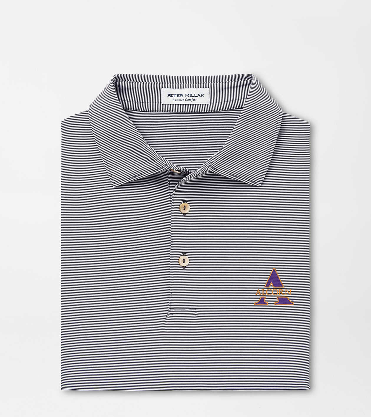 Alcorn State Jubilee Stripe Performance Polo