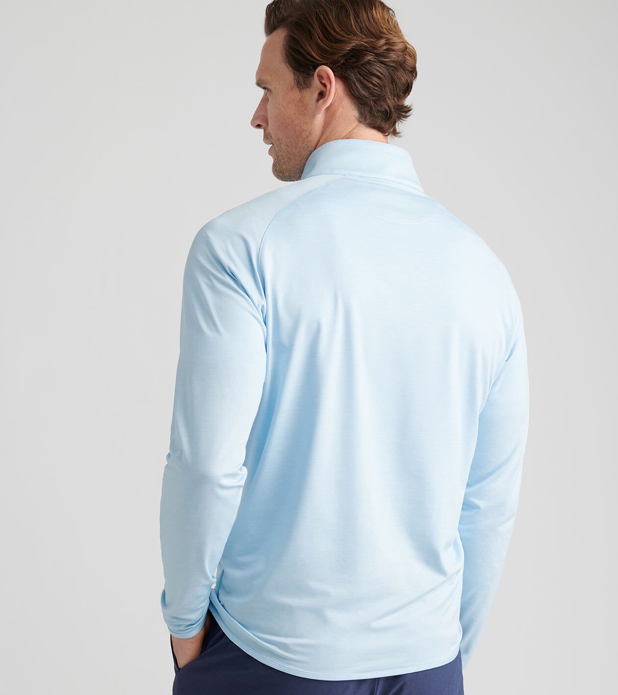 週末値下げ【美品】Crystar63BF-premier②【ClearBlue】 Stealth Performance Quarter-Zip | Men's Pullovers | Peter Millar