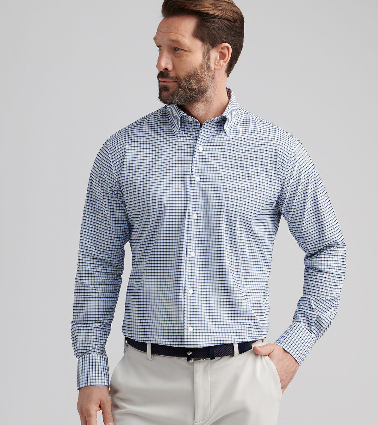 Cashiers Performance Twill Sport Shirt | Men's Sport Shirts