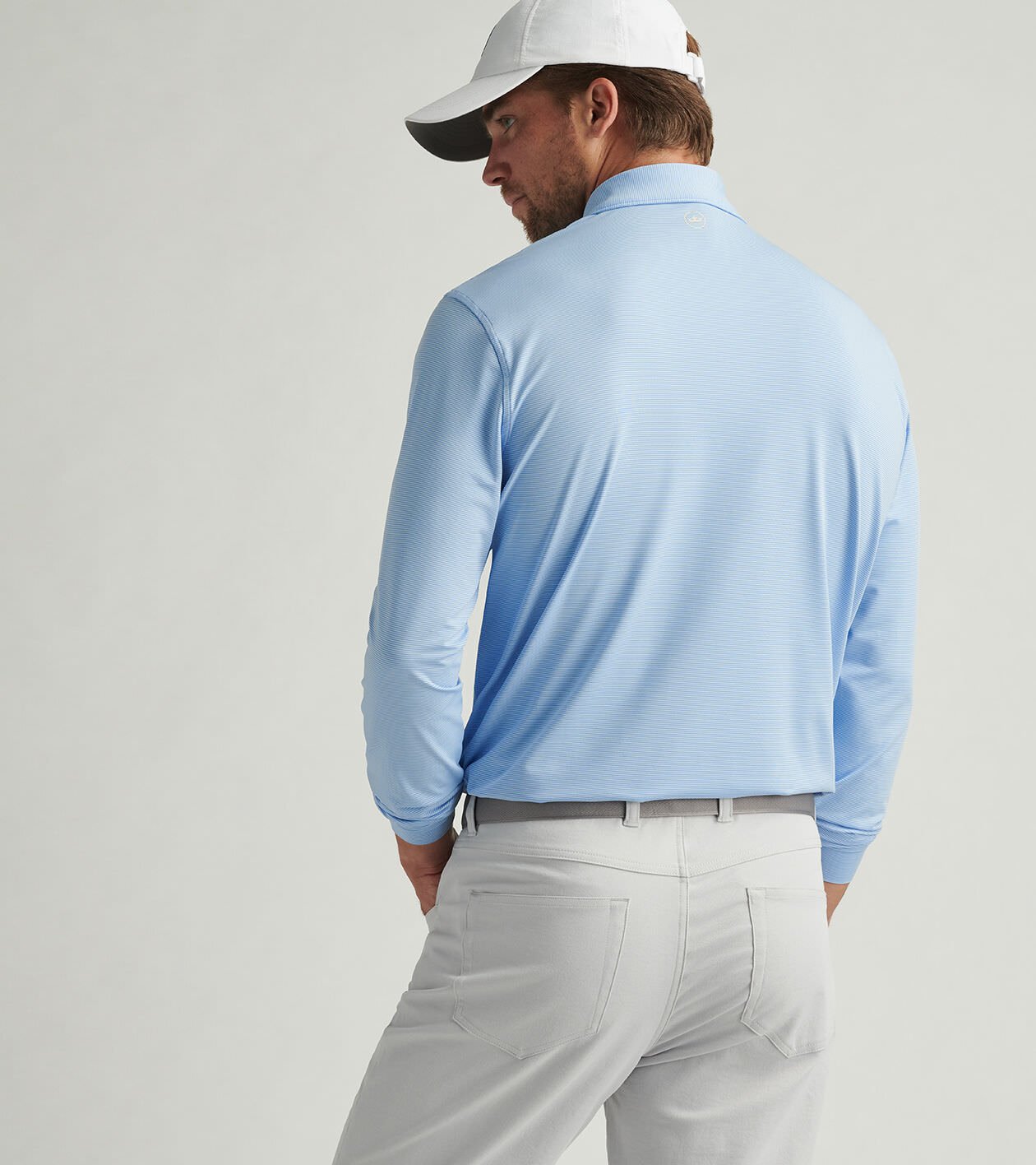 Jubilee Long-Sleeve Performance Jersey Polo | Men's Polos