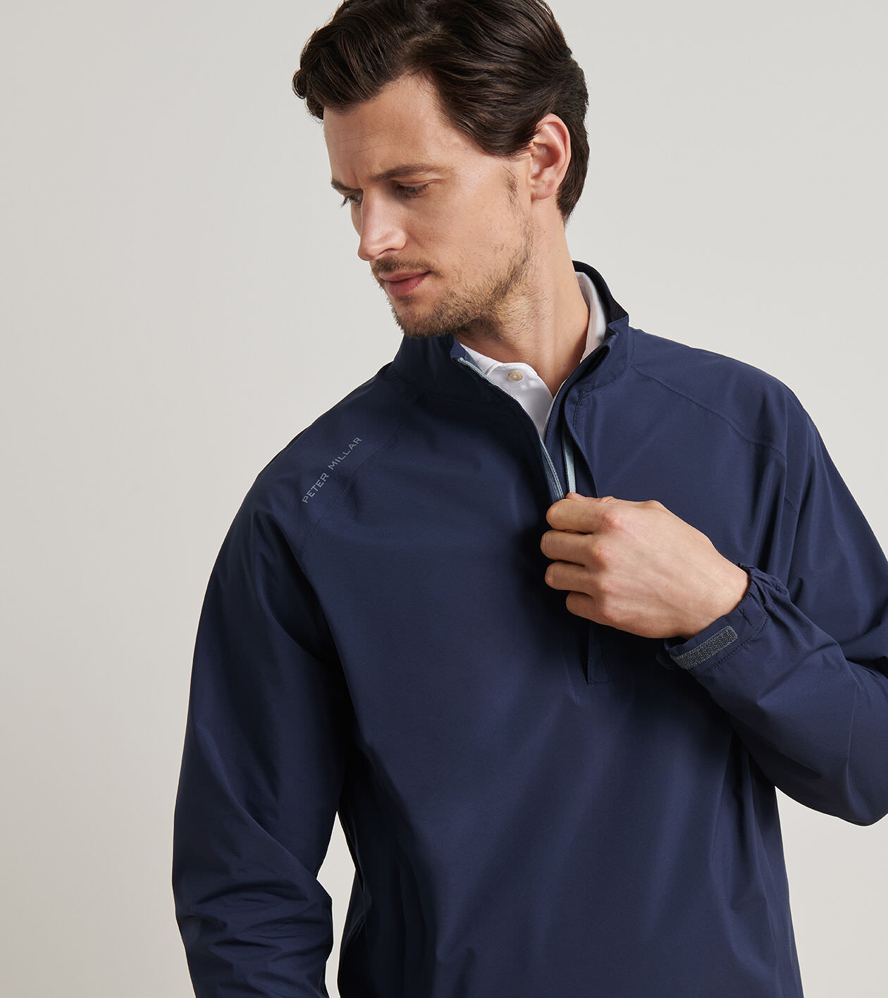 Shield Half-Zip Rain Shell | Men's Jackets & Coats | Peter