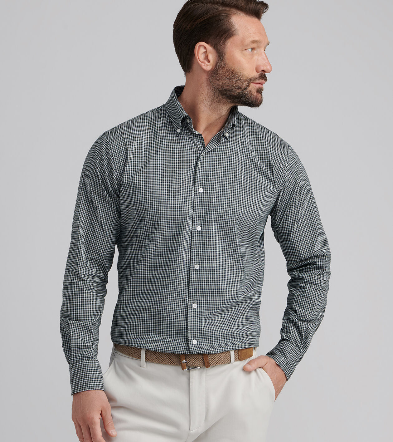 Stowe Crown Lite Cotton-Stretch Sport Shirt | Men's Sport