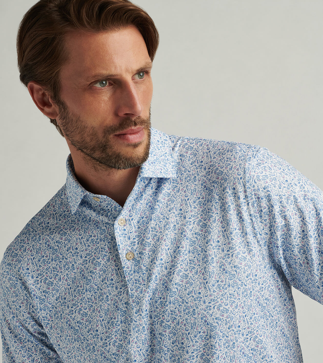 Bar For The Course Performance Jersey Polo | Men's Polos