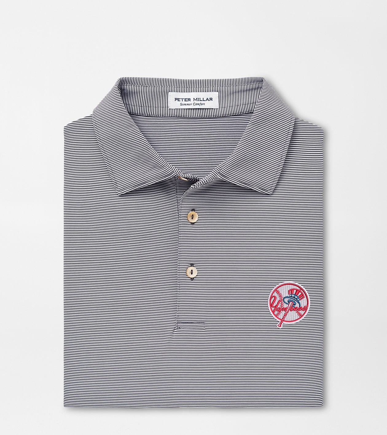 BRIEFING BACK LOGO LINE POLO（GRAYGE／ M） SIGNATURE STRIPE TRIM RINGER T-SHIRT– U.S. Polo Assn.