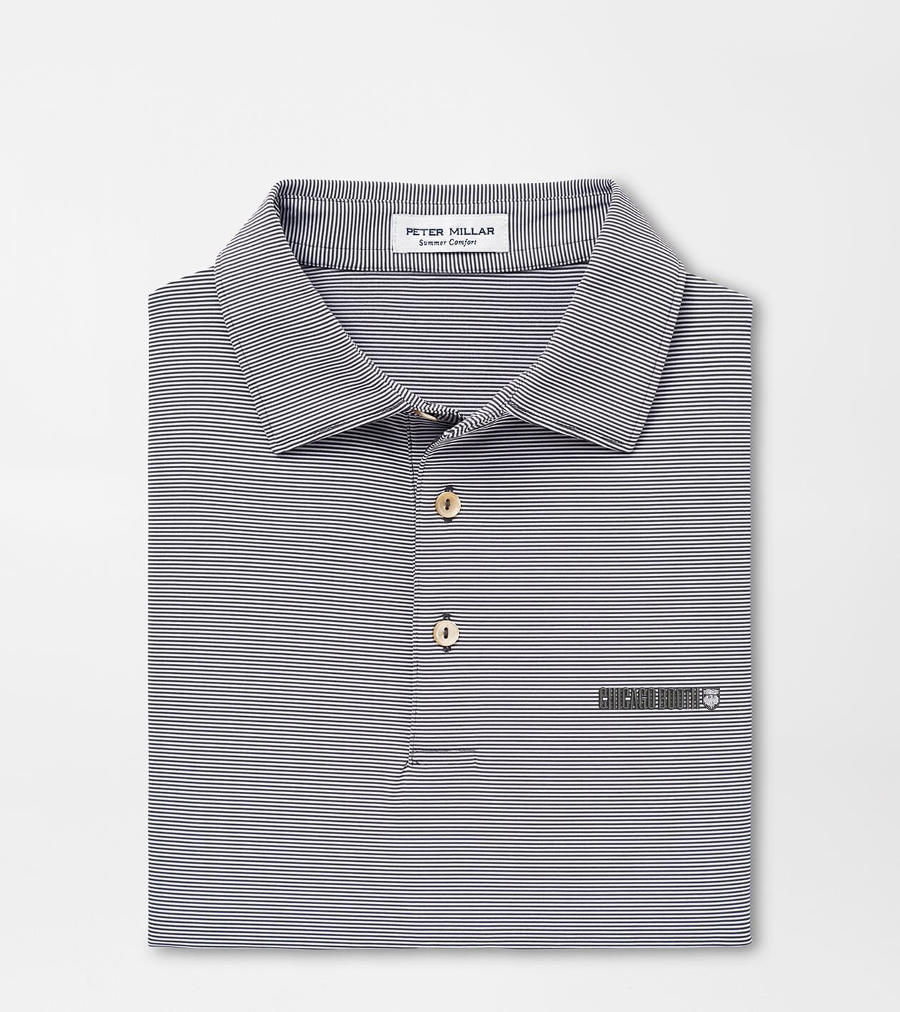 Chicago Booth Jubilee Stripe Performance Polo