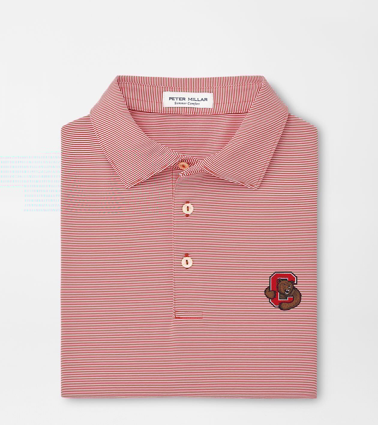 Cornell Jubilee Stripe Performance Polo