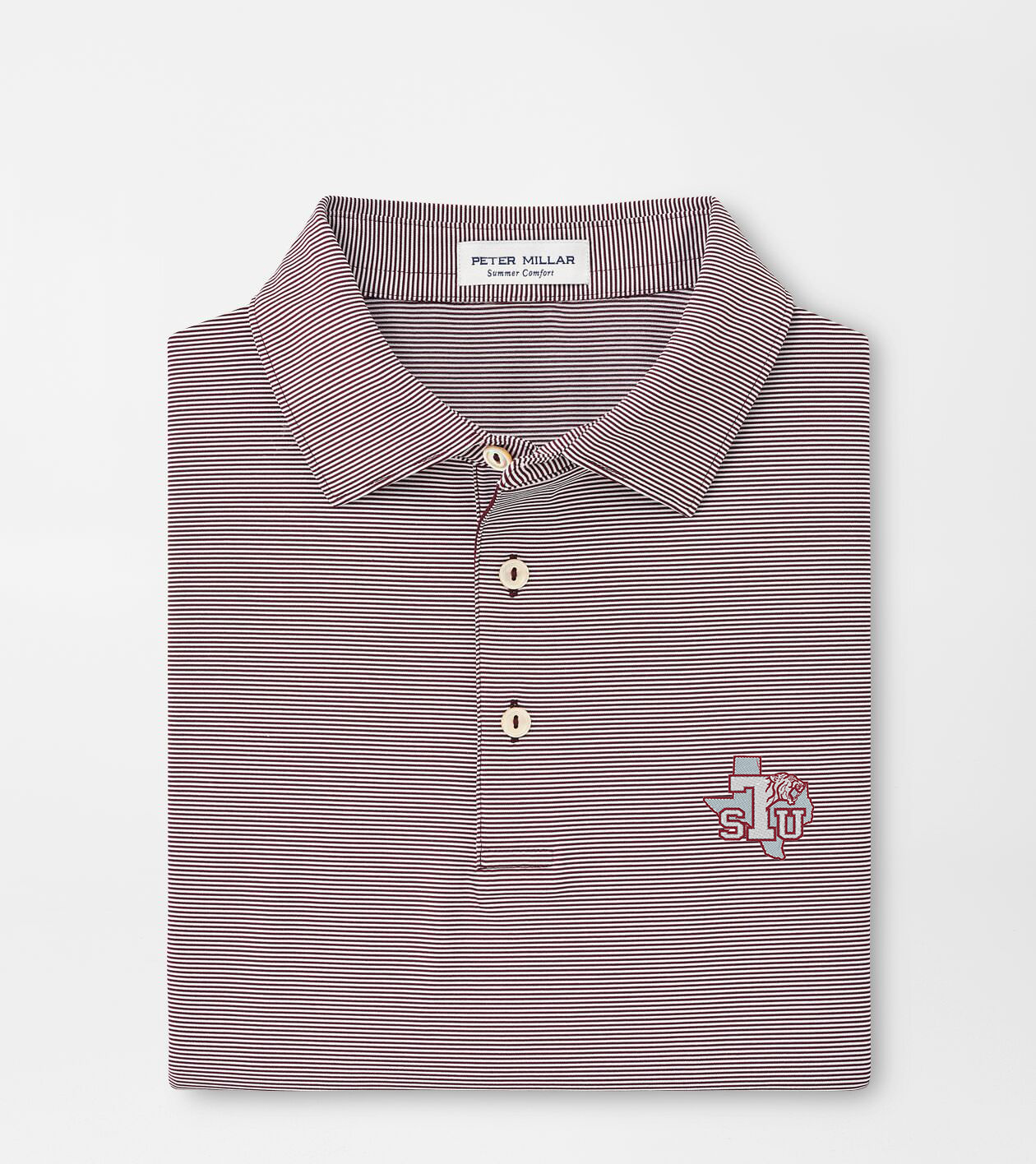 Texas Southern Jubilee Stripe Performance Polo
